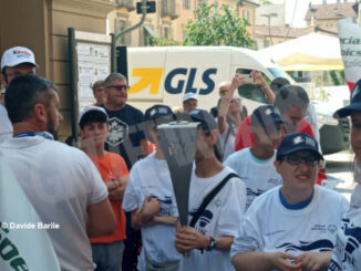 Il passaggio della fiamma dei giochi Special olympics ad Alba (FOTO E VIDEO) 12