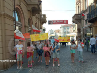 Il passaggio della fiamma dei giochi Special olympics ad Alba (FOTO E VIDEO) 13