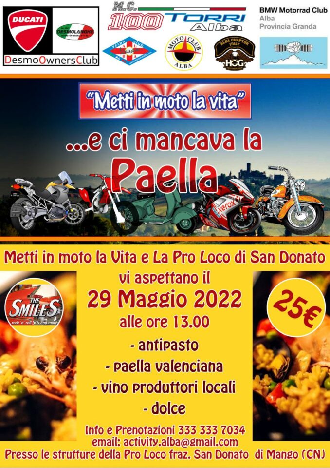 Grande motoraduno a San Donato di Mango