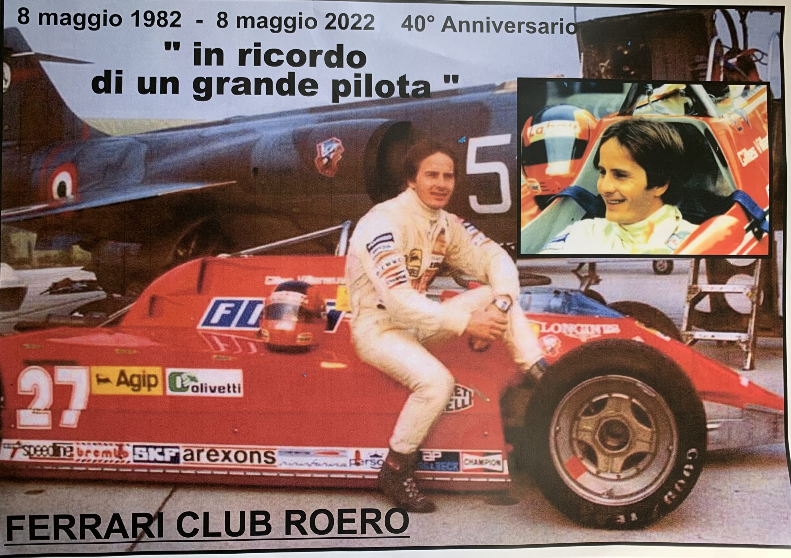 Il saluto a Gilles Villeneuve, 40 anni dopo