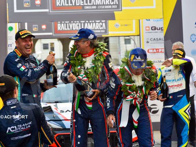 Corrado Fontana e Nicola Arena trionfano al rally della Marca 1