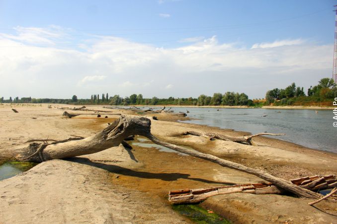 Emergenza siccità: nel Po le portate sono molto basse e  i prelievi non sono stati ridotti