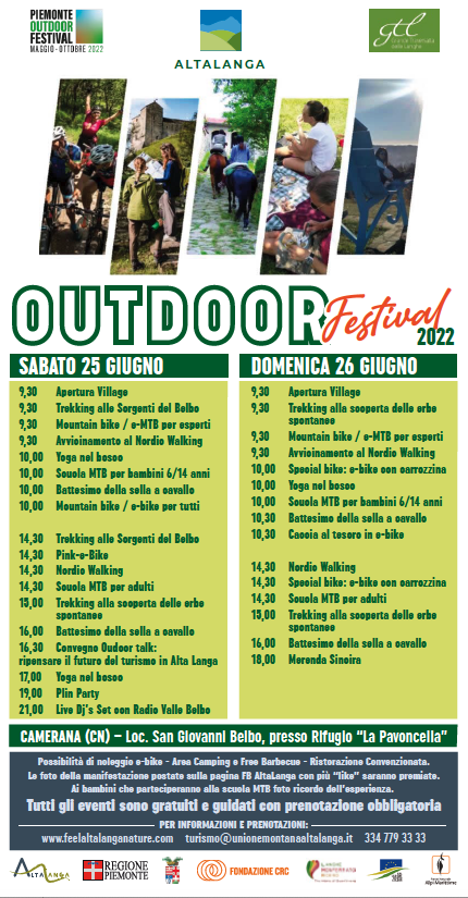Outdoor festival Alta Langa