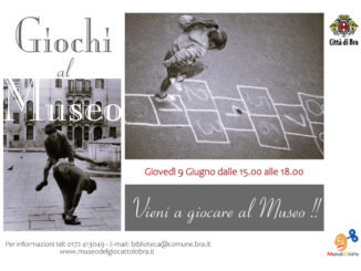 Il 9 giugno dalle 15 alle 18, un pomeriggio di giochi e visite guidate al Museo del Giocattolo di Bra