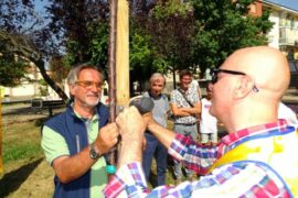 Il Lions Bra dona alberi al piazzale Falcone e Borsellino 3