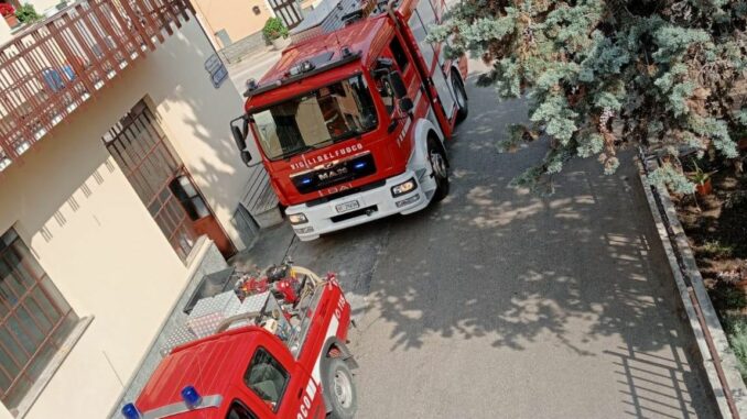 Soccorso persona per i Vigili del fuoco di Alba a Santo Stefano Belbo