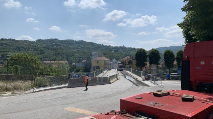 Da oggi (lunedì) a venerdì 22 luglio, chiuso il ponte sul Bormida a Cortemilia