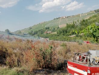 Mango: incendio di sterpaglie, tempestivo l'intervento dei pompieri