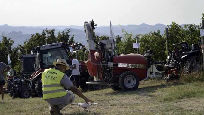 Confagricoltura prova i droni per il vigneto