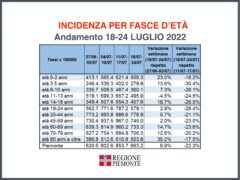 Focus settimanale in Piemonte sulla situazione epidemiologica e vaccinale 4