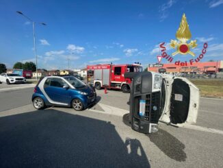 Scontro fra due auto nelle periferia di Savigliano: due feriti