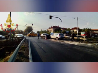 Grave incidente in circonvallazione a Fossano, il bilancio è di 5 feriti, grave una donna