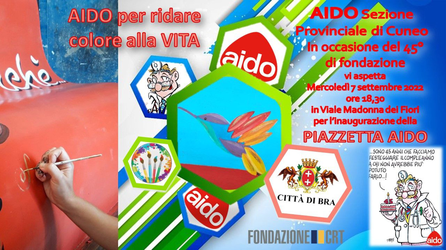 Bra: inaugurazione dell'area riqualificata in collaborazione con Aido 1