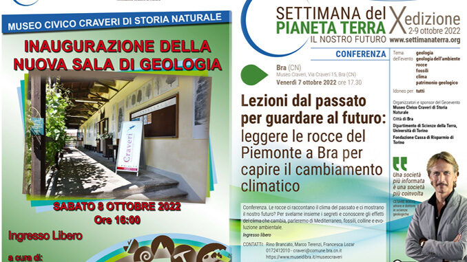Inaugurazione sala museo craveri Il Museo Craveri di Bra protagonista della Settimana del Pianeta Terra