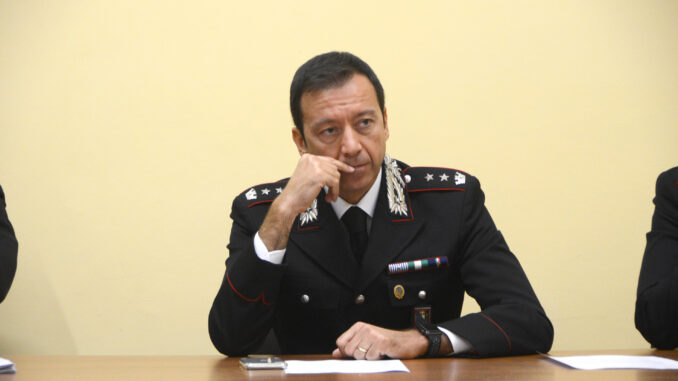 Il tenente colonnello Pettinato lascia il Reparto operativo di Cuneo