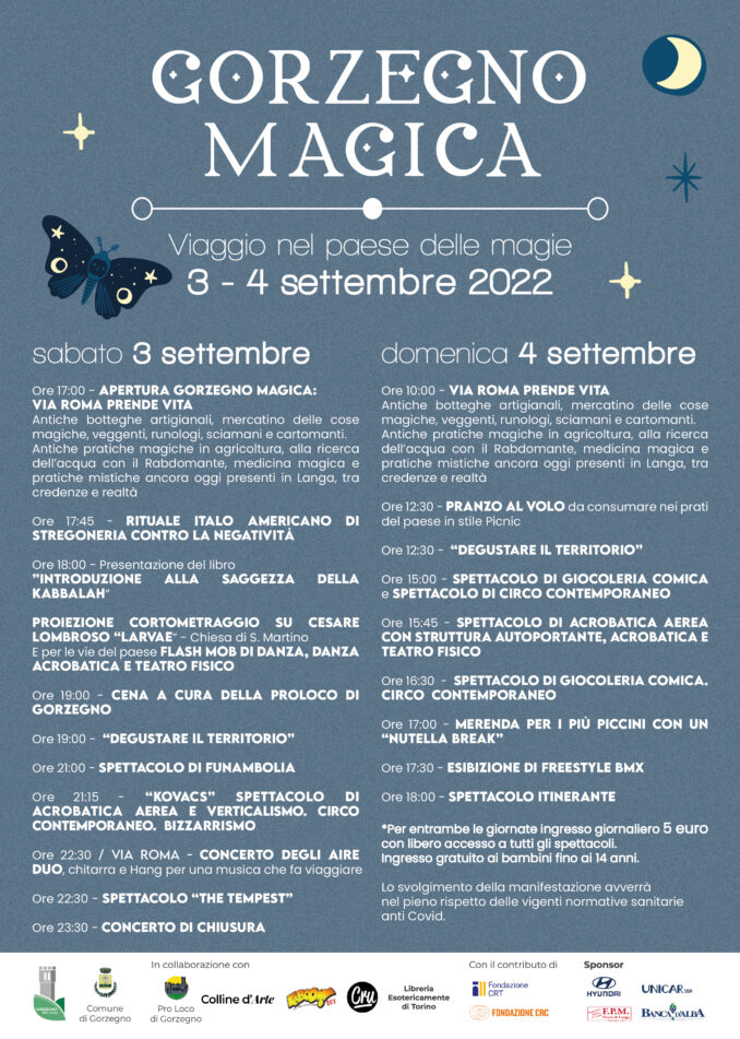 Un week-end magico tra artisti di strada, musica e rabdomanti