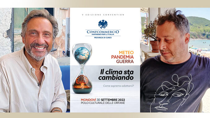 Tozzi-Mario-Padovan-Dario Confronto sul cambiamento di “clima” con il geologo Mario Tozzi e il sociologo Dario Padovan