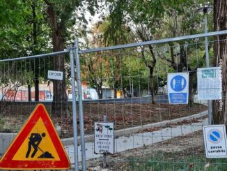 Reggio: al parco Maestri del lavoro (corso Piave) si sta lavorando