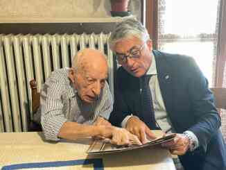 Il sindaco Bo ha festeggiato Pierino Alario, l’albese più longevo