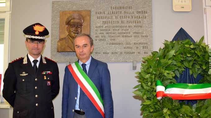 Bra ha commemorato il generale Dalla Chiesa