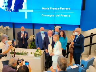 Maria Franca Ferrero ha ricevuto il premio Gratitudine della fondazione Ospedale