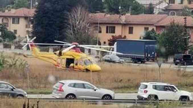 Auto contro furgoncino a Roddi: un ferito elitrasportato al Cto