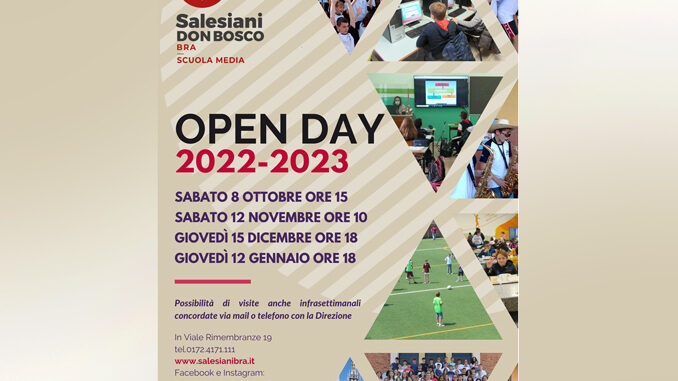 La scuola media Salesiana si presenta: arriva l’Open day