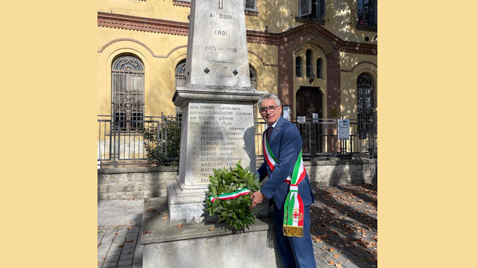 Deposizione corone d’alloro per la commemorazione del 4 novembre Giornata dell’Unità Nazionale e delle Forze Armate