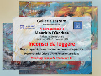 L'artista albese Maurizio D’Andrea porta la sua pittura colta e raffinata, alla Galleria Lazzaro di Milano