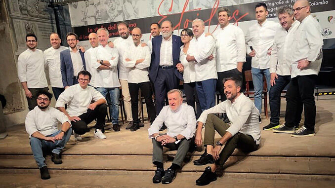 Alba: gli chef stellati del territorio accolgono lo chef Luciano Tona come nuovo ambasciatore della Creatività 2022-2023