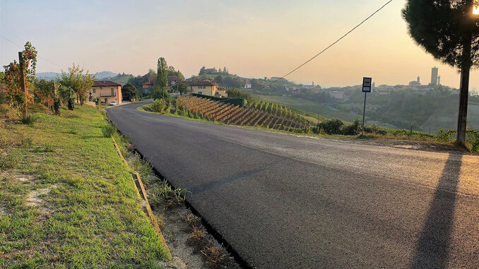 A Barbaresco la Provincia ripristina il manto stradale della Sp 592