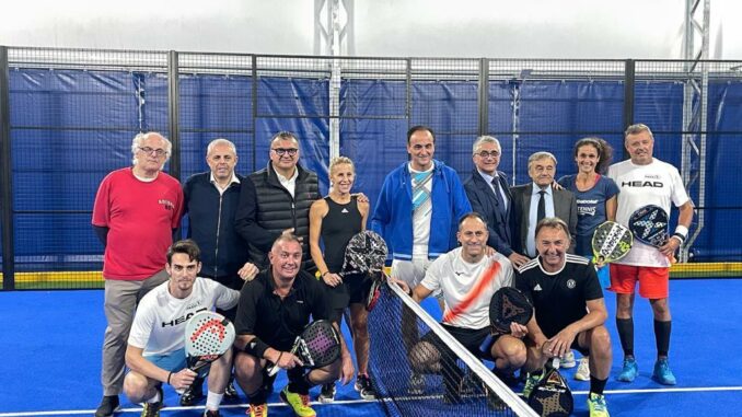 Inaugurati i campi da padel al Mussotto. I costi sono stati quasi interamente sostenuti dall'Area calcio