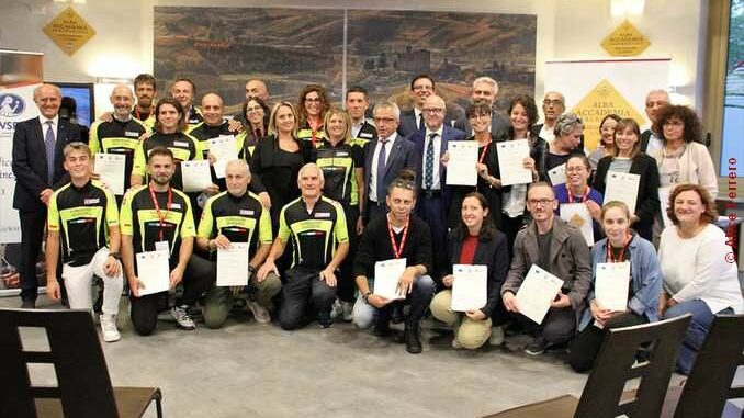 Il territorio visto da sopra una bici