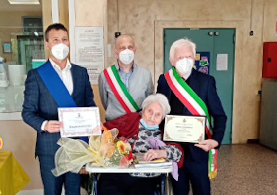 Due nuovi centenari festeggiati nell'Astigiano, a Calamandrana e a Castell'Alfero 1