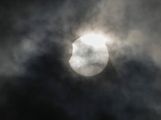 L'eclissi solare avvistata anche ad Alba 1