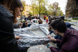 Cuneo: inaugurato Il terzo paradiso dei talenti di Pistoletto 2