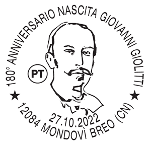 Mondovì: un annullo filatelico per i 180 anni di Giovanni Giolitti 2