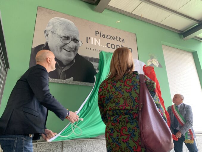 La piazzetta dedicata all'ex sindaco Filante 1