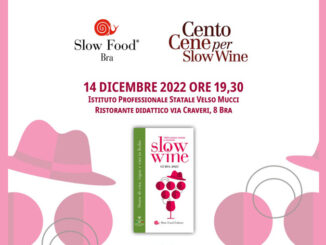 Slow Food Bra propone la cena Slow Wine al ristorante didattico dell’Istituto Alberghiero “Velso Mucci”