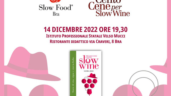 Slow Food Bra propone la cena Slow Wine al ristorante didattico dell’Istituto Alberghiero “Velso Mucci”