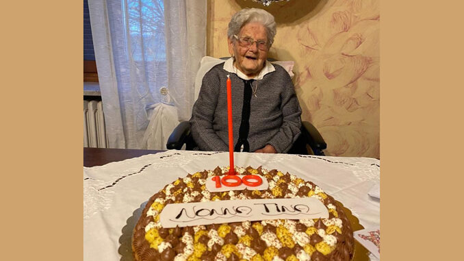 Costantina, nonna centenaria del Boglietto ha festeggiato oggi il suo compleanno