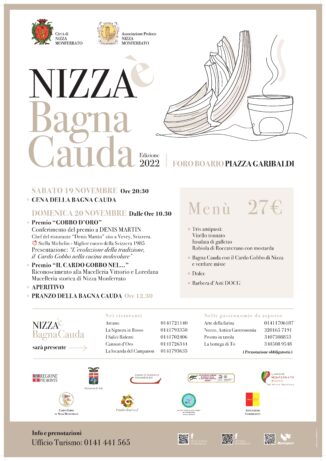 A Nizza torna nel weekend la bagna cauda con il cardo gobbo