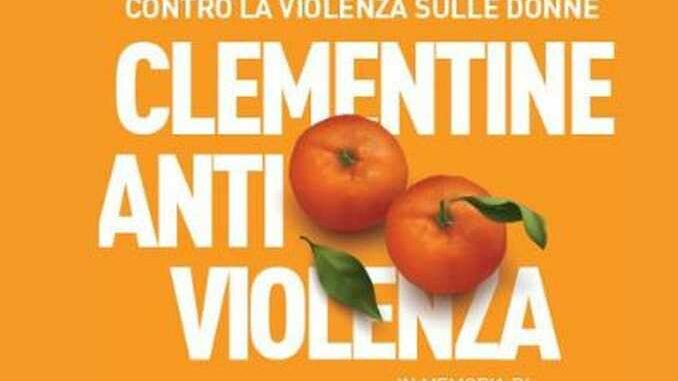 Domani le clementine di Confagricoltura contro la violenza sulle donne