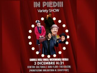 In Piedi! spettacolo di cabaret, magia e poesia a Treiso il 3 dicembre 2022