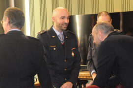 Alba: Nastrino Covid-19 e presentazione attività della Polizia municipale per San Sebastiano 1