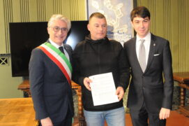 Alba: Nastrino Covid-19 e presentazione attività della Polizia municipale per San Sebastiano 3