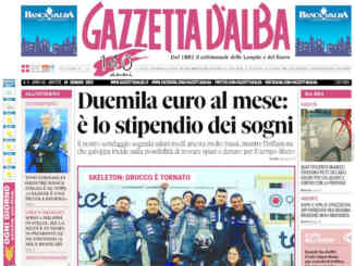 La copertina di Gazzetta d’Alba in edicola martedì 24 gennaio