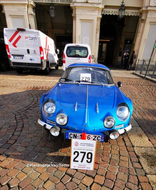 Torino: arrivavano le auto storiche per il Rallye di Montecarlo 2