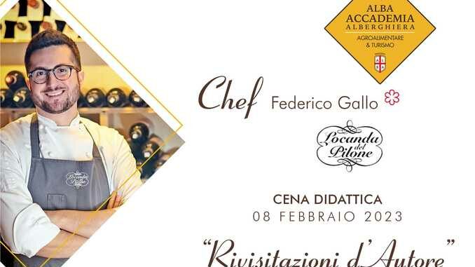 Cena didattica d’autore all’Accademia Apro con lo chef Federico Gallo