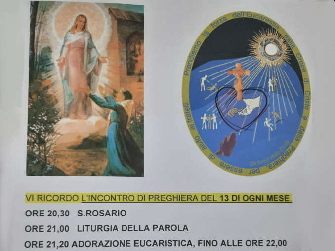 Devozione Mariana il 13 del mese alla Madonna dei fiori di Bra col diacono Levrone